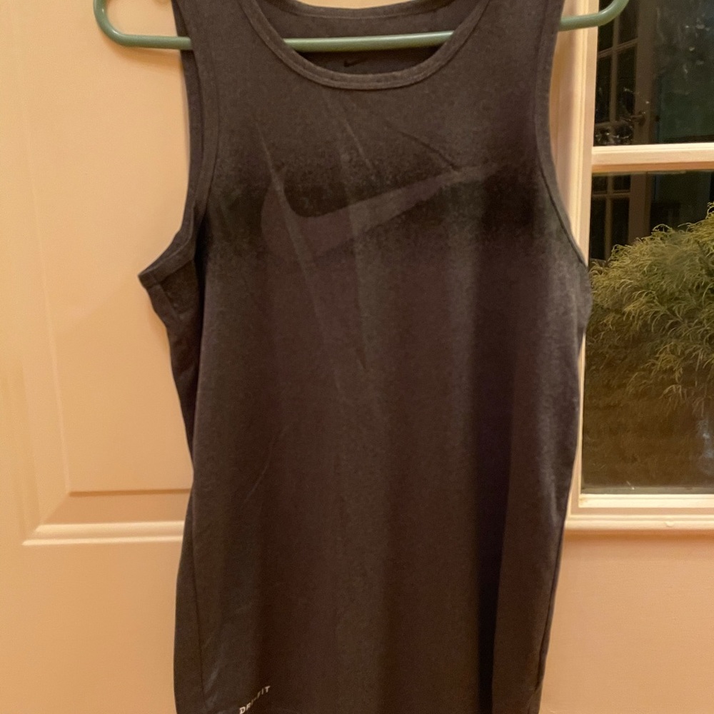 Nike Dri-Fit “Chalk” Grey Men’s Tank Top - Small